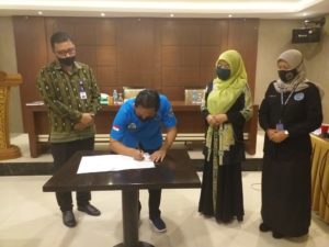Dukung Pemberdayaan Ekonomi Masyaraket, LKMS Mahirah Muamalah Syariah Teken MoU dengan BNNK Banda Aceh
