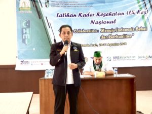 Kepala BNN Kota Banda Aceh Bekali Kader Kesehatan Nasional HMI Dengan P4GN