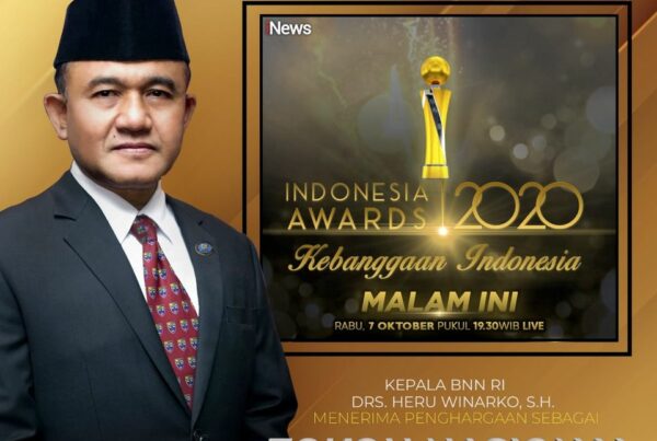 BNN RI Menerima Apresiasi Indonesia Award