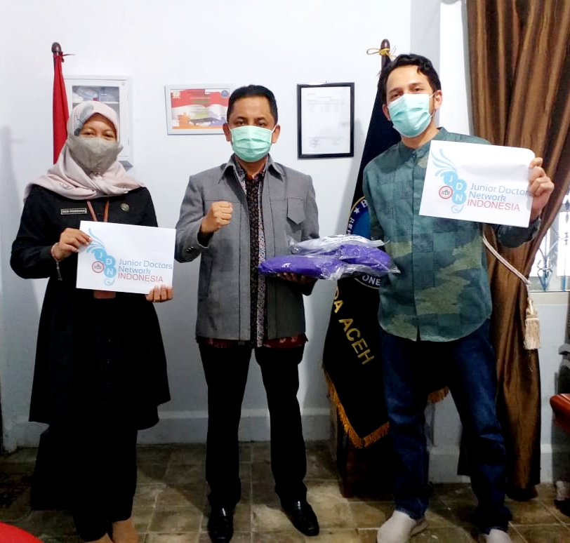 BNNK Banda Aceh terima bantuan APD dari JDN BNNK Banda Aceh terima bantuan APD dari JDN