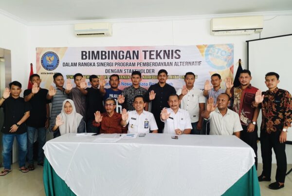 Menekan Penyalahgunaan Narkoba, BNN Kota Banda Aceh Gait Pemuda Gampong