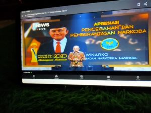 BNN RI Menerima Apresiasi Indonesia Award