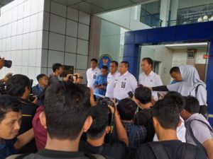 Kepala BNNK Banda Aceh dampingi Kepala BNNP dalam Press Release penangkapan Narkoba