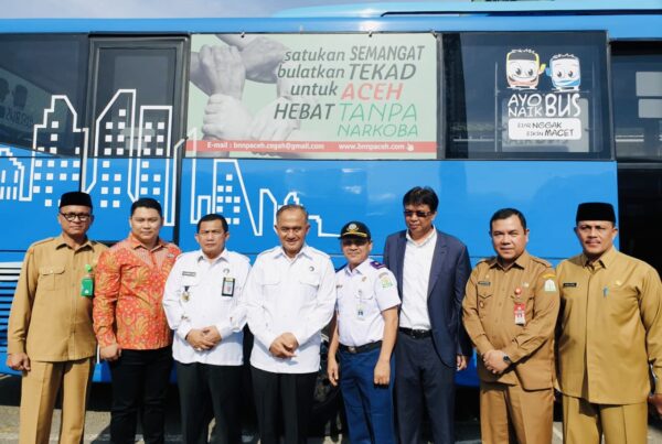 BNN Kota Banda Aceh Meriahkan Pameran Apel Deklarasi Sekolah Bersinar dan Gampong Bersinar