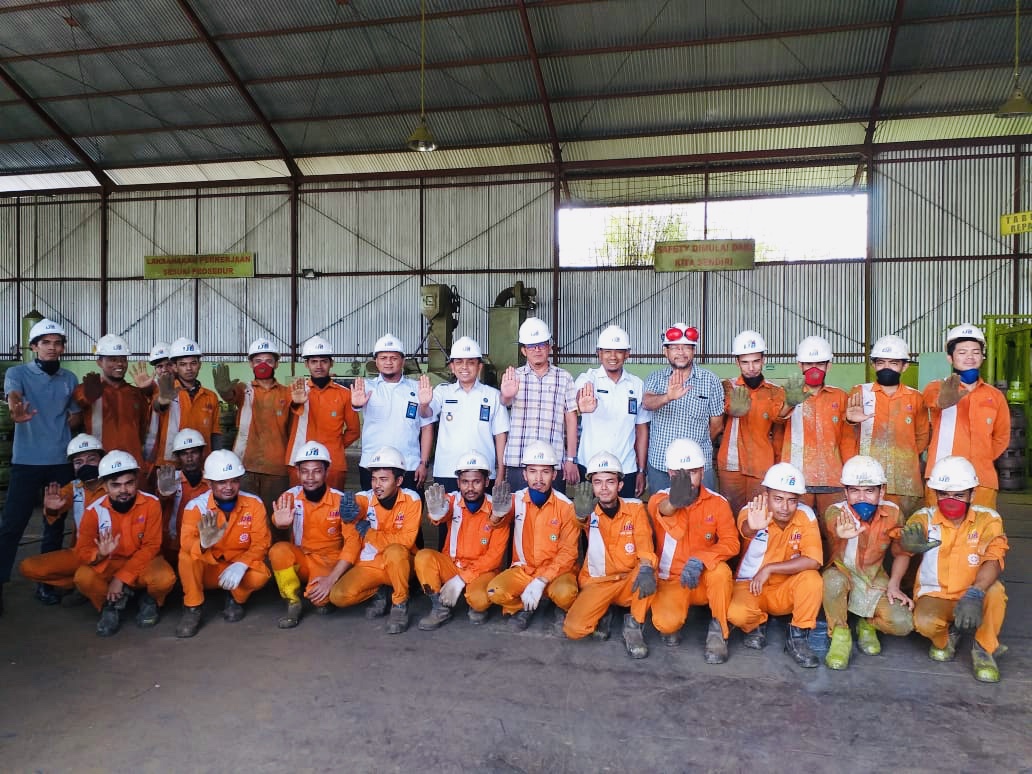 Demi terciptanya lingkungan kerja Bersinar, BNNK Banda Aceh kunjungi PT.Ilhas Jaya Bersama Demi terciptanya lingkungan kerja Bersinar, BNNK Banda Aceh kunjungi PT.Ilhas Jaya Bersama