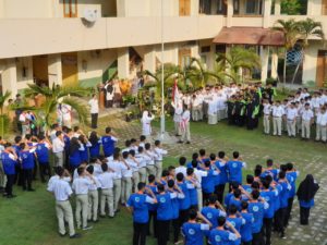 Kepala BNN Kota Banda Aceh Jadi Pembina Upacara di SMK Telkom