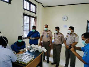 BNN Kota Banda Aceh Laksanakan Tes Urin Untuk Pegawai Stasiun Karantina Pertanian Kelas I Banda Aceh