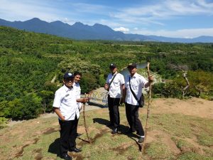 Kunjungi Bukit Jalin, BNNK Banda Aceh Sinergi dengan Personil Polsek Kota Jantho