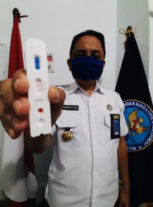 Antisipasi Corona, Pegawai BNN Kota Banda Aceh Jalani Rapid Tes