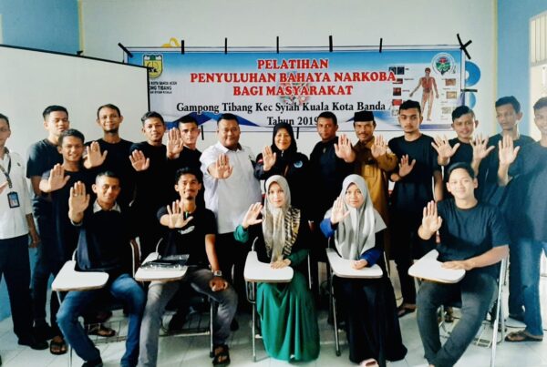 Bentengi Pemuda, Gampong Tibang Sinergi dengan BNN Kota Banda Aceh
