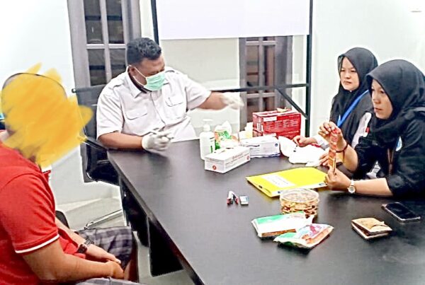 BNN Kota Banda Aceh Melakukan Asesmen Medis Di Rumah Singgah Sosial Kota Banda Aceh