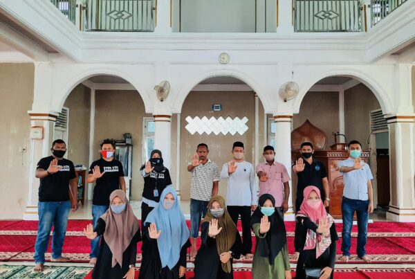 BNNK Banda Aceh bersih-bersih Mesjid, Peduli Kesehatan dan Cegah Corona