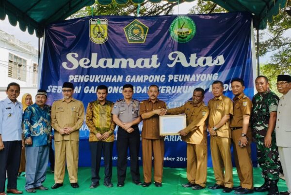 Kepala BNN Kota Banda Aceh Apresiasi Peunayong Gampong Kerukunan