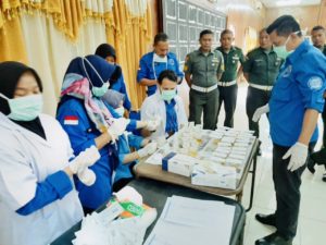 Tangkal Penyalahgunaan Narkoba, BNN Kota Banda Aceh Tes Urine Personel POMDAM Iskandar Muda