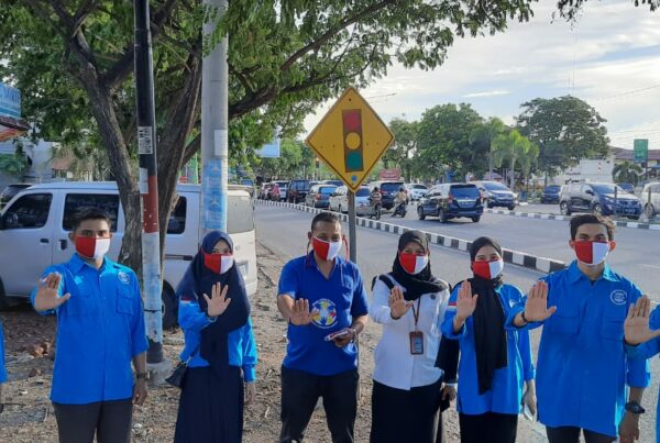 BNNK Banda Aceh Bagikan Masker Gratis Bersama Duta Anti Narkoba