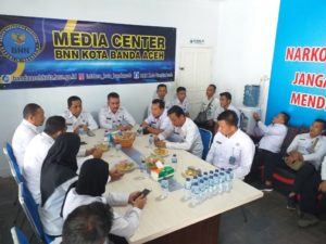 BNNK Banda Aceh Sambut Kunjungan BNNK Labura
