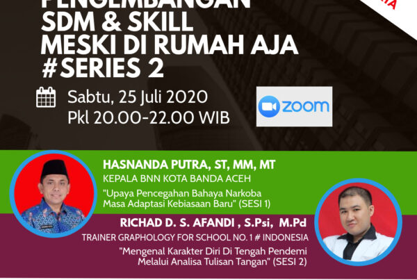 Kepala BNN Kota Banda Aceh Menjadi Narasumber Kuliah Keren Online BSMI DKI Jakarta