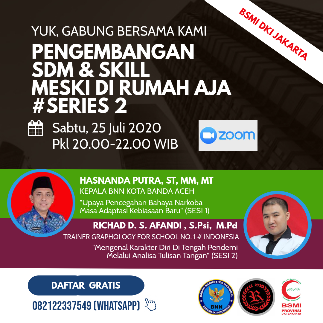 Kepala BNN Kota Banda Aceh Menjadi Narasumber Kuliah Keren Online BSMI DKI Jakarta Kepala BNN Kota Banda Aceh Menjadi Narasumber Kuliah Keren Online BSMI DKI Jakarta