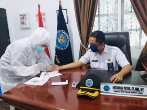 Antisipasi Corona, Pegawai BNN Kota Banda Aceh Jalani Rapid Tes