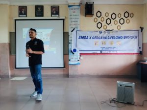 AMSA dan GERGANA Gandeng BNNK Banda Aceh Bekali P4GN Bagi Pelajar Labschool Unsyiah
