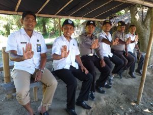 Kunjungi Bukit Jalin, BNNK Banda Aceh Sinergi dengan Personil Polsek Kota Jantho