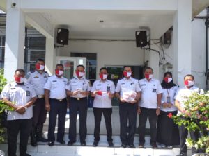 BNNK Banda Aceh Bantu Masker ke Petugas Dishub Kota Banda Aceh