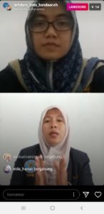 Sambut HANI 2020, BNNK Banda Aceh lakukan Live Dialog Interaktif