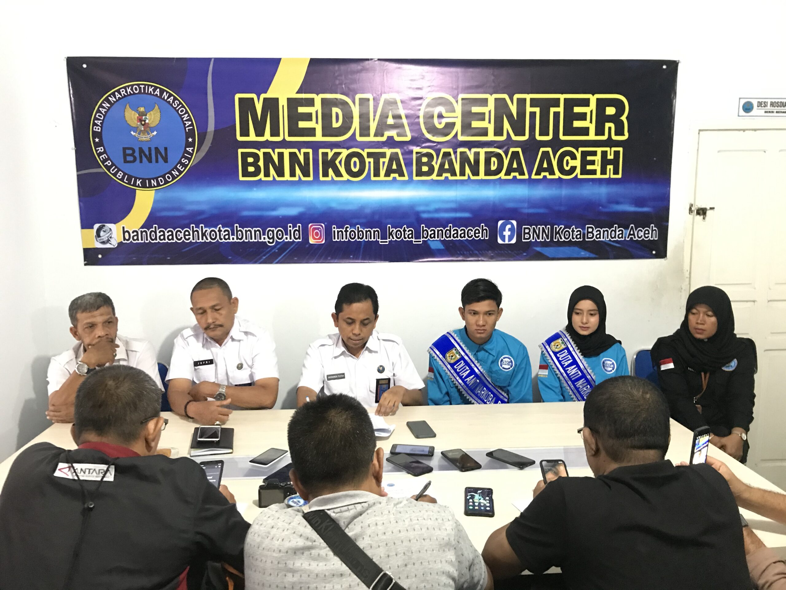 BNNK Banda Aceh Gelar Press Release BNNK Banda Aceh Gelar Press Release