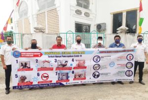 BNNK Banda Aceh Sebar Informasi P4GN dan Pencegahan Covid-19 di Gampong Emperom