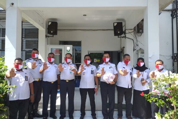 BNNK Banda Aceh Bantu Masker ke Petugas Dishub Kota Banda Aceh