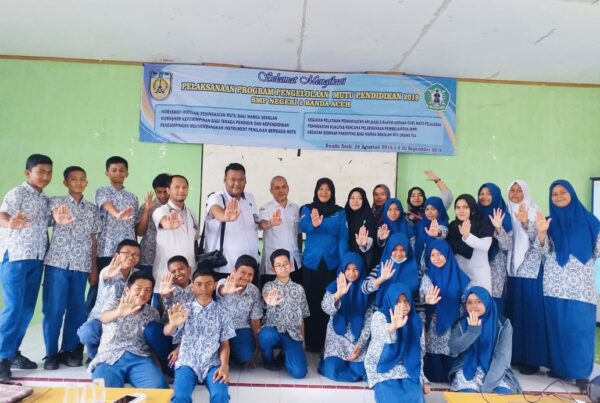 Puskesmas Lampulo Bersinergi Dengan BNNK Melakukan Pelatihan Siswa/siswi SMP Negri 2 Banda Aceh