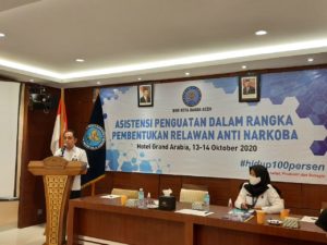 BNN Kota Banda Aceh Gelar Asistensi Penguatan Dalam Rangka Pembentukan Relawan Anti Narkoba