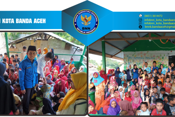 BNNK Banda Aceh Saweu Anak Pemulung di Gampong Jawa