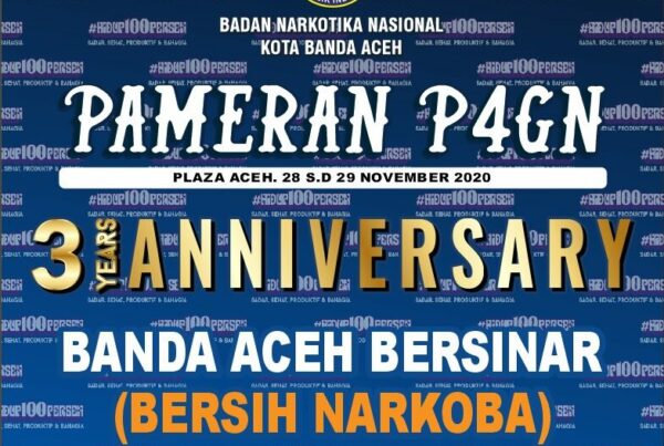 Peringati Ulang Tahun ke 3, BNN Kota Banda Aceh Buat Pameran di Plaza Aceh