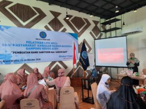 BNN Kota Banda Aceh Gelar Pelatihan Pembuatan Hand Sanitizer dan Sabun Cair
