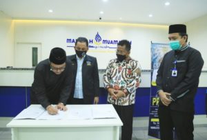 BNNK Banda Aceh Teken MoU dengan LKMS Mahirah Muamalah dan Launching Produk Propamen