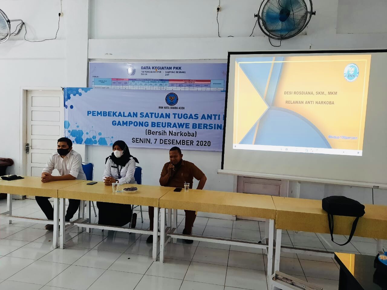 Sosialisasi P4GN, BNNK Banda Aceh bekali Satgas Anti Narkoba Gampong Beurawe Konsep Otomatis