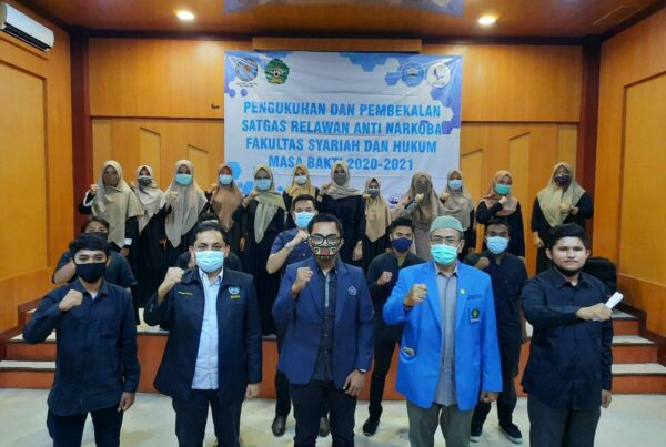 BNNK Banda Aceh Kukuhkan Satgas Anti Narkoba Fakultas Syariah dan Hukum UIN Ar-Raniry