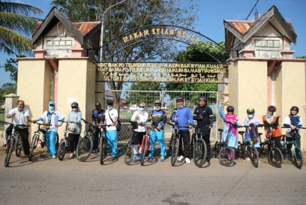 BNN Kota Banda Aceh dan Mahirah Muamalah Gelar Gowes Bersama Saweu Gampong