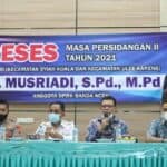 Wujudkan Gampong Bersinar, Kepala BNN Kota Banda Aceh Menjadi Narasumber Reses di Kecamatan Ulee Kareng