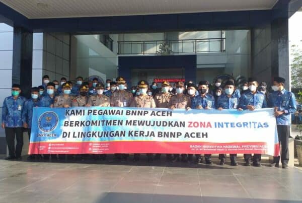 Komitmen wujudkan Wilayah Bebas Korupsi dan Birokrasi Bersih Melayani, BNNP Aceh gelar apel pencanangan Pembangunan Zona Integritas