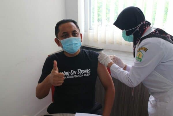 Sukseskan Vaksinasi, Jajaran BNN Kota Banda Aceh terima Vaksin Covid-19