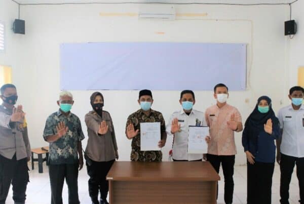 BNN Kota Banda Aceh Bersama Gampong Geuceu Meunara Tandatangani MoU Desa Bersinar