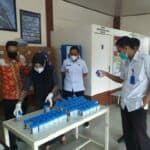 Sambut HANI, BNN Kota Banda Aceh Tes Urine Jajaran Lapas Kelas IIA Banda Aceh