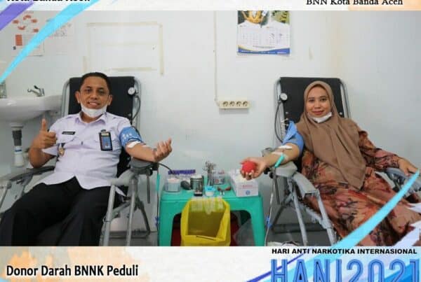 Menyambut HANI, BNN Kota Banda Aceh Kumpulkan 26 Kantong Darah