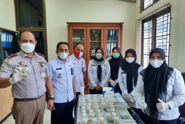 Sidak Stasiun Karantina Pertanian, BNN Kota Banda Aceh Lakukan Tes Urine