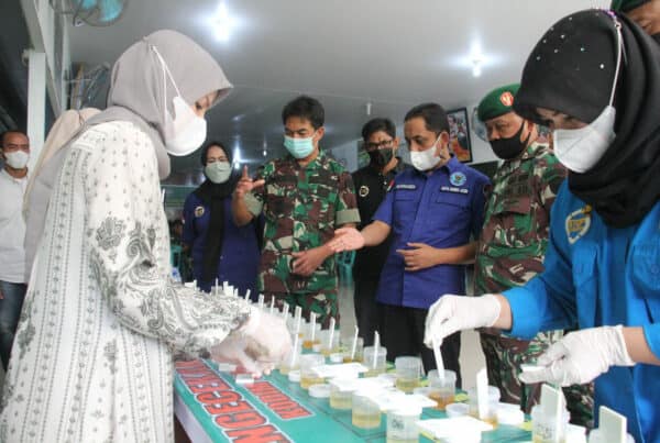 Cegah Peredaran Narkoba, BNN Kota Banda Aceh Tes Urine Personil Kodim 0101/ABES