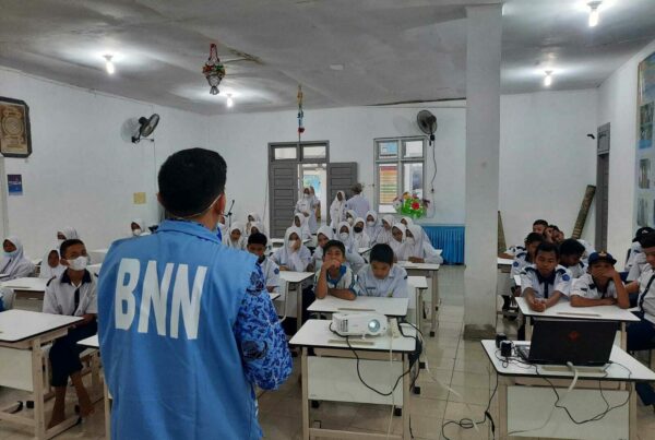BNN Kota Banda Aceh Sosialisasikan Mars BNN di Sekolah-sekolah