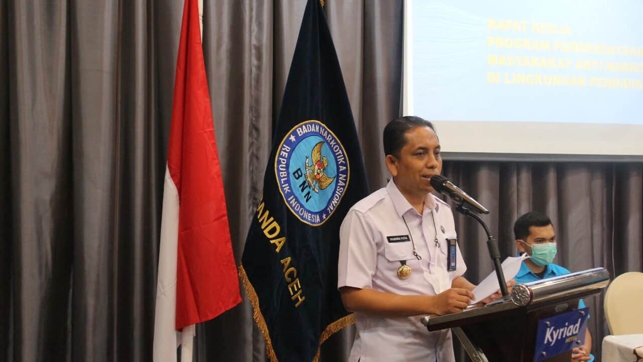 Ciptakan Sekolah Bersinar, BNNK Banda Aceh Gelar Raker Pemberdayaan Masyarakat Anti Narkoba Ciptakan Sekolah Bersinar, BNNK Banda Aceh Gelar Raker Pemberdayaan Masyarakat Anti Narkoba