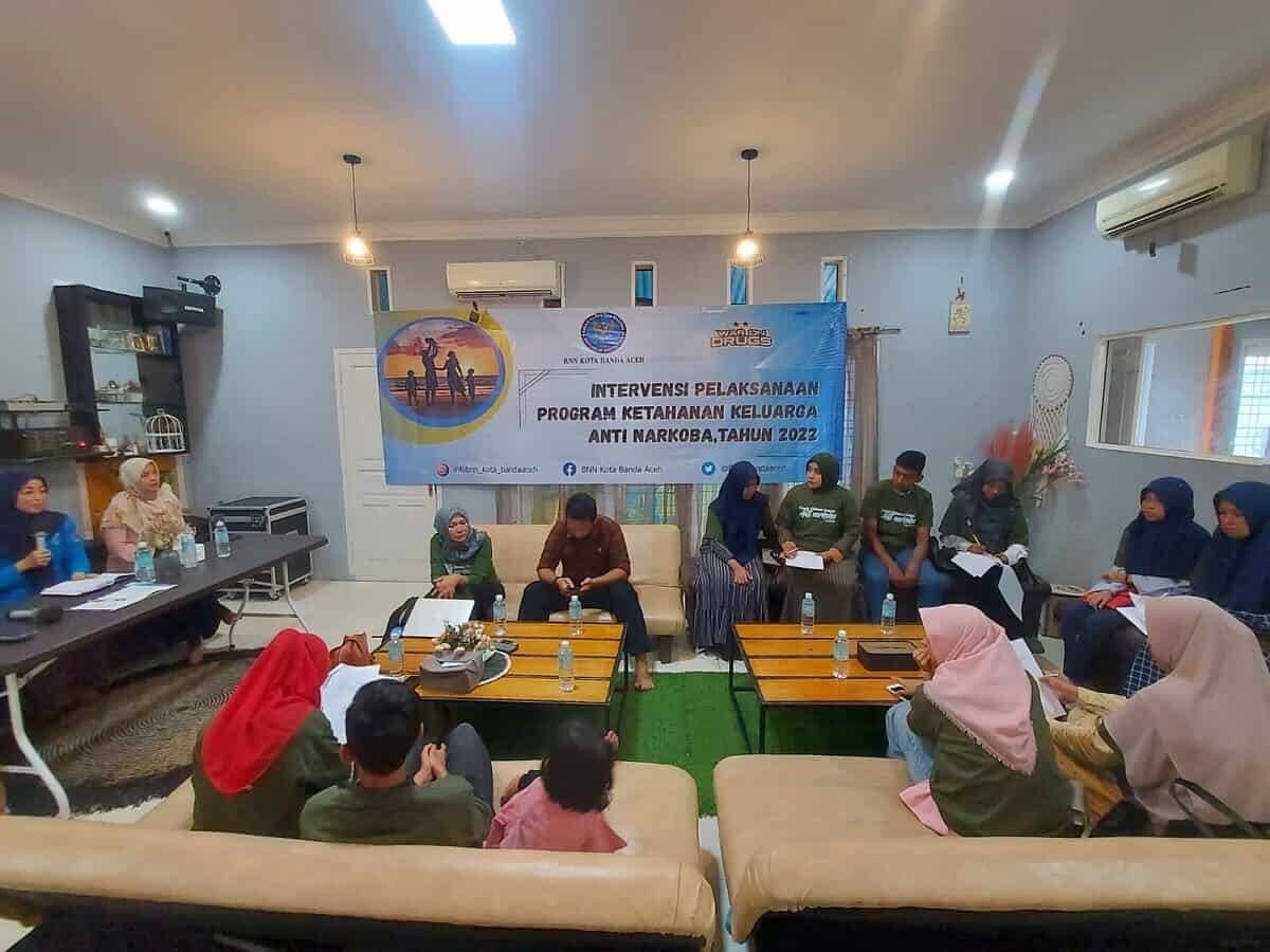 Dukung Upaya Soft Power Approach, BNN Kota Banda Aceh Gelar Intervensi Ketahanan Keluarga Anti Narkoba Dukung Upaya Soft Power Approach, BNN Kota Banda Aceh Gelar Intervensi Ketahanan Keluarga Anti Narkoba